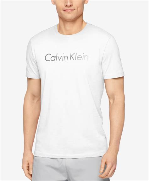 playera calvin klein blanca hombre